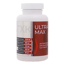 Изображение товара ГХК ULTRA MAX (Глюкозамин-хондроитиновый комплекс ультра максимум) капсулы по 0,66 г 120 шт