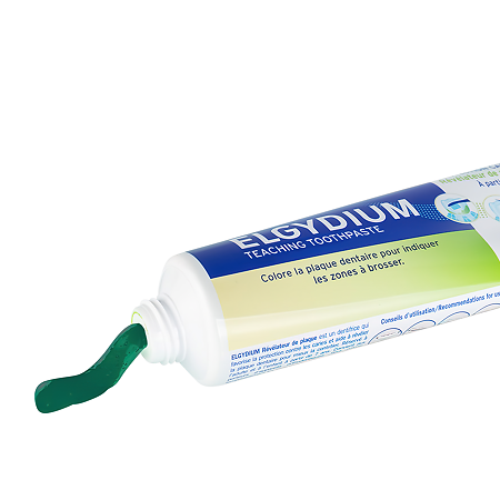 Эльгидиум Зубная паста-индикатор зубного налета Plaque-disclosing для взрослых и детей от 7 лет 50 мл 1 шт