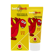 Купить Betadent Kids Детская зубная паста вкус малина 3-6 лет 75 мл 1 шт цена