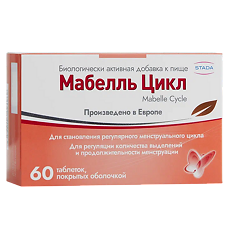 Купить Мабелль Цикл таблетки покрыт.об. массой 1200 мг 60 шт цена