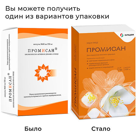 Промисан капсулы по 550 мг 60 шт