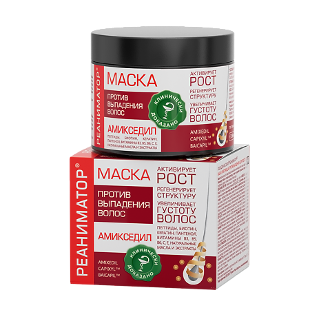Изображение товара Лошадиная сила Реаниматор Маска укрепляющая от выпадения и для роста волос 250 мл 1 шт