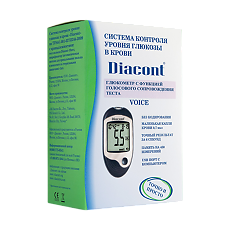 Купить Diacont Voice Глюкометр с функцией голосового сопровождения 1 шт цена