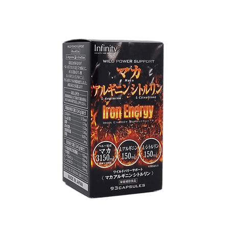Iron Energy Мака, Цитруллин, Цинк капсулы массой 447 мг 93 шт