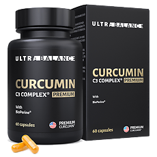 Купить Куркумин C3 Комплекс Премиум UltraBalance Curcumin C3 Complex Premium капсулы по 300 мг 60 шт цена