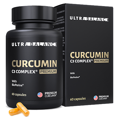 Куркумин C3 Комплекс Премиум UltraBalance Curcumin C3 Complex Premium капсулы по 300 мг 60 шт