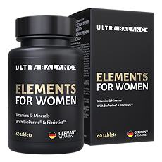 Купить Элементы для женщин Премиум Витамины и минералы/Elements for Womens Premium Vitamins & Minerals UltraBalance таблетки массой 950 мг 60 шт цена