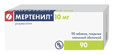 Изображение товара Мертенил таблетки покрыт.плен.об. 10 мг 90 шт