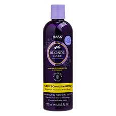Купить Hask Оттеночный фиолетовый шампунь для светлых волос/Blonde Care Purple Shampoo 355 мл 1 шт цена