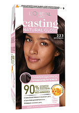 Купить Loreal Paris Краска-уход для волос без аммиака Casting Natural Gloss 223 Эспрессо 1 шт цена