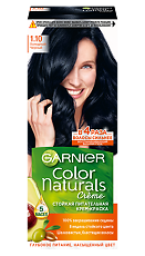 Купить Garnier Color Naturals Стойкая питательная крем-краска для волос 1.10 Холодный черный 1 шт цена