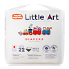 Детские подгузники Little Art р.S 4-6 кг 22 шт