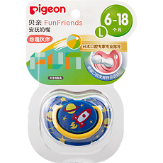 Купить Pigeon Пустышка FunFriends Ракета силиконовая 6+ мес р L 1 шт цена