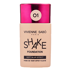 Купить Vivienne Sabo Тональный крем с натуральным блюр эффектом SHAKEfoundation тон 01 1 шт цена