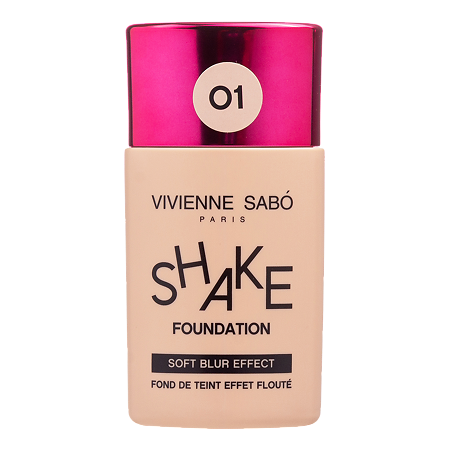 Изображение товара Vivienne Sabo Тональный крем с натуральным блюр эффектом SHAKEfoundation тон 01 1 шт