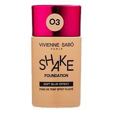 Изображение товара Vivienne Sabo Тональный крем с натуральным блюр эффектом SHAKEfoundation тон 03 1 шт