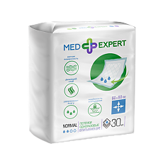 Изображение товара Med Expert Пеленки впитывающие Normal 60х60 см 30 шт