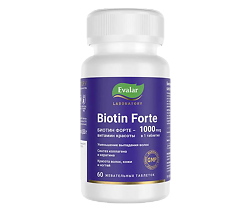 Купить Биотин форте/Biotin forte 1000 мкг таблетки по 0,53 г 60 шт цена