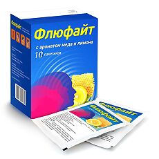 Купить Флюфайт порошок д/приг раствора д/приема внутрь медово-лимонный 10 шт цена