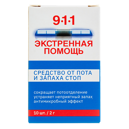 Изображение товара Средство от пота и запаха стоп 2 г 10 шт легкая абсорбирующая пудра с маслом чайного дерева и эвкал