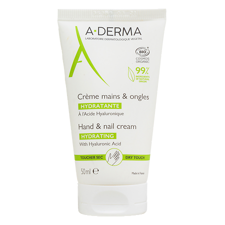Изображение товара A-Derma Увлажняющий крем для рук и ногтей 50 мл 1 шт