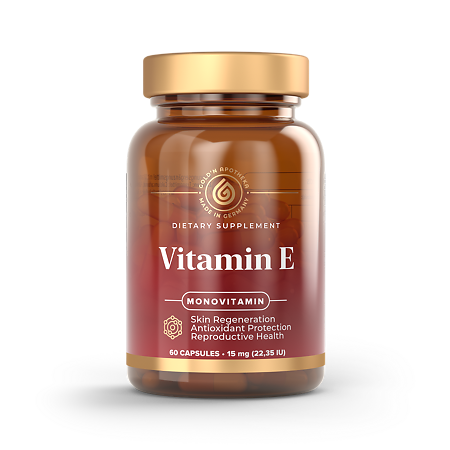 Gold'n Apotheka Vitamin E/Витамин E капсулы массой 0,38 г 60 шт