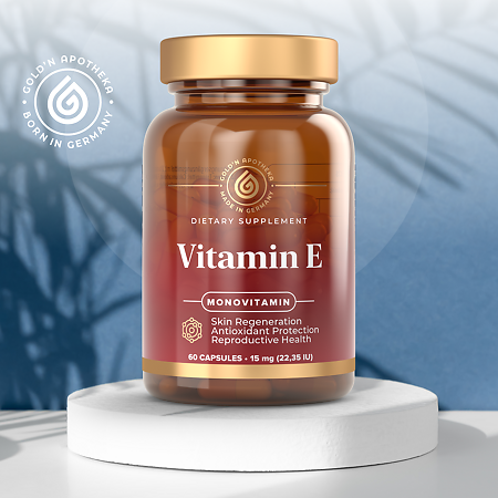 Gold'n Apotheka Vitamin E/Витамин E капсулы массой 0,38 г 60 шт