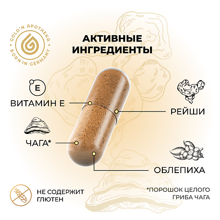 Gold'n Apotheka Antioxidant/Антиоксидант капсулы массой 0,43 г 60 шт