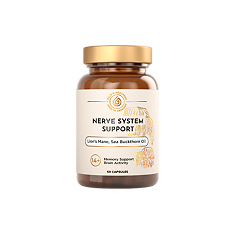 Купить Gold'n Apotheka Nerve System Support/Нерв Систем Саппорт капсулы массой 0,3 г 60 шт цена