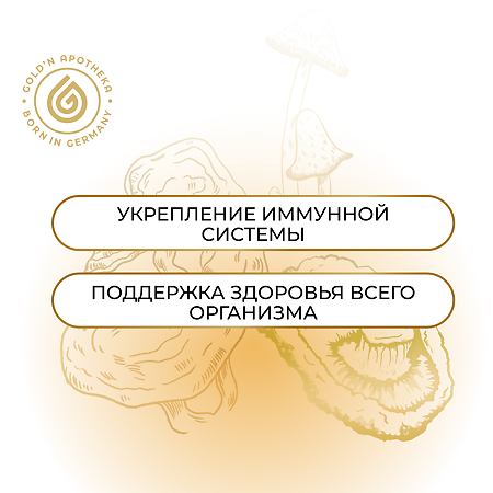 Gold'n Apotheka Mushroom Blend/Машрум Бленд капсулы массой 0,4 г 60 шт