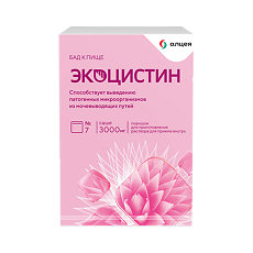 Купить Экоцистин порошок д/приг раствора д/приема внутрь саше-пакет по 3000 мг 7 шт цена