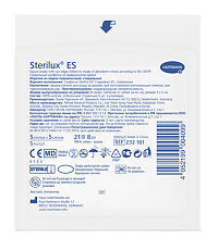 Купить Салфетки Стерилюкс ЕС/Sterilux ES стерильные 21 нить 8 слоев 5 х 5 см 5 шт цена