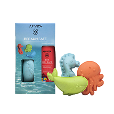 Купить Apivita Bee Sun Safe Набор Солнцезащитный спрей для детей увлажняющий SPF50 200 мл+Формочки для песка 1 уп цена