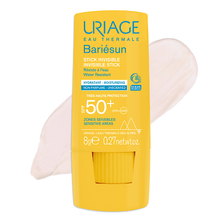 Uriage Bariesun Невидимый стик для чувствительных зон SPF50+ 8 г 1 шт