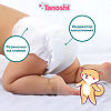 Подгузники Tanoshi Baby Diapers для детей р M 5-9 кг 62 шт