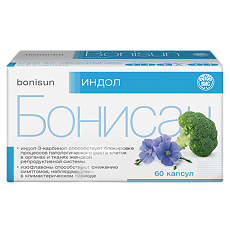 Изображение товара Бонисан Индол / Bonisun Indole-3-Carbinol капсулы массой 0,5 г 60 шт