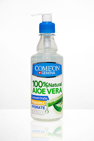 Гель-Концентрат COME'ON на основе гиалуроновой кислоты с алоэ вера и витамином C 400 мл 1 шт