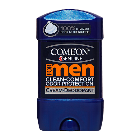 Изображение товара Дезодорант COME'ON крем-гель для мужчин защита от запаха чистота и комфорт 75 мл 1 шт