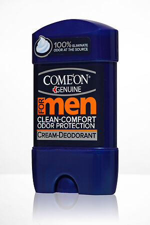 Дезодорант COME'ON крем-гель для мужчин защита от запаха чистота и комфорт 75 мл 1 шт