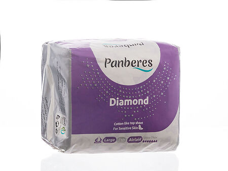 Прокладки гигиенические Panberes Diamond Cotton Airlaid L 10 шт