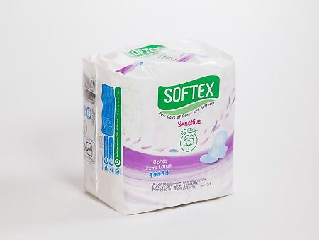 Прокладки гигиенические Softex Sensitive Cotton XL 10 шт