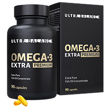 Изображение товара Омега-3/Omega-3 Extra Premium UltraBalance жирные кислоты высокой концентрации капсулы массой 1620 мг 90 шт