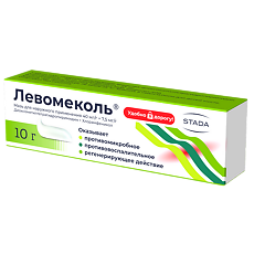 Купить Левомеколь мазь для наружного применения 40 мг/г+7,5 мг/г 10 г 1 шт цена