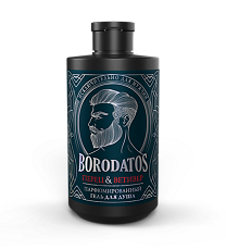 Купить Borodatos Парфюмированный гель для душа Перец&Ветивер 400 мл 1 шт цена