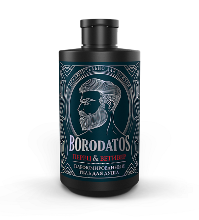 Изображение товара Borodatos Парфюмированный гель для душа Перец&Ветивер 400 мл 1 шт