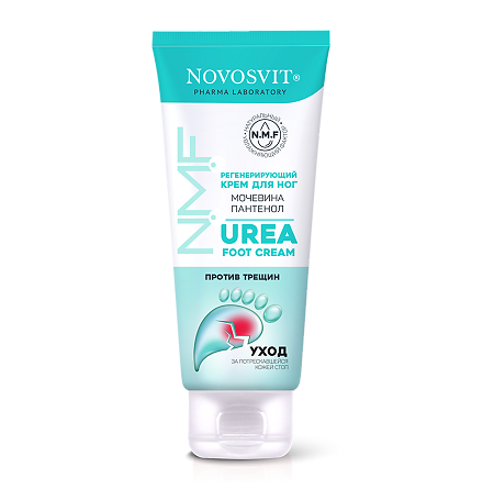 Изображение товара Novosvit NMF Крем регенерирующий для ног мочевина пантенол туба 75 мл 1 шт