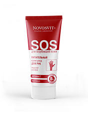 Купить Novosvit SOS Крем-уход для рук питательный витамин F и пантенол туба 75 мл 1 шт цена