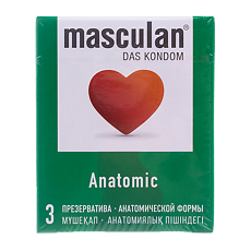 Купить <strong>Презервативы</strong> Masculan Anatomic 3 шт цена