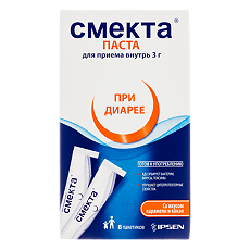 Изображение товара Смекта паста для приема внутрь 3 г карамель-какао пак 8 шт