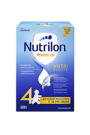 Nutricia Нутрилон 4 Премиум Детское молочко с 18 мес 600 г 1 шт